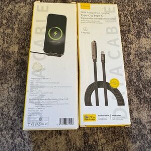 Black Type-C to Type-C Fast Charging Cable